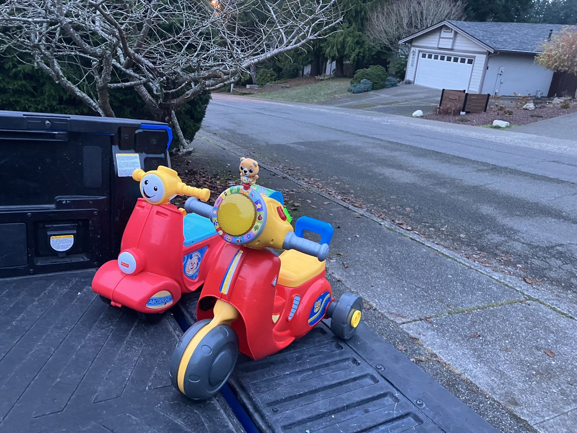 Child Toddler Kid Push Car Riding Tike Tricycle Motorcycle in Great Condition  $20 Each 