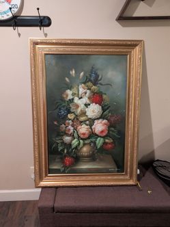 Painting (bouquet of flowers)