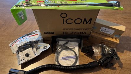 Icom 2730A Black edition Complete Set Up