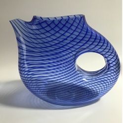 Hand-Blown Studio Art Glass Pitcher
“Space Pitcher