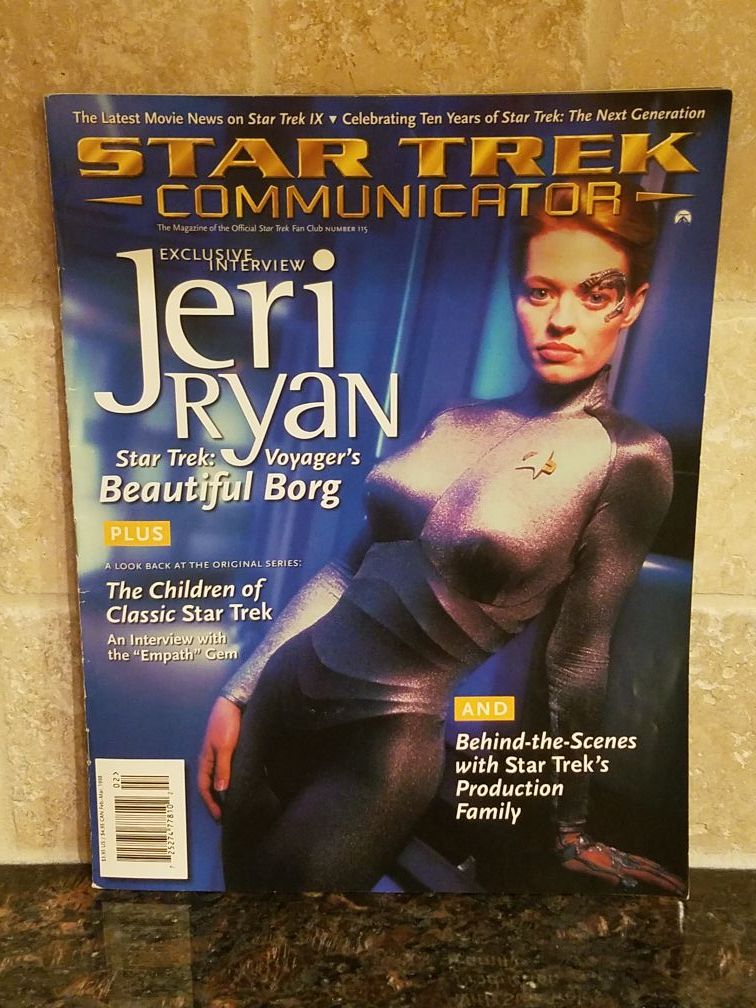 Star Trek Communicator Magazine featuring Jeri Ryan