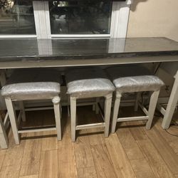 Table And Stools 