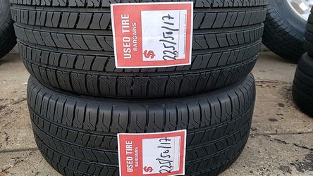 Two matching Michelin tires for sale 225/50/17