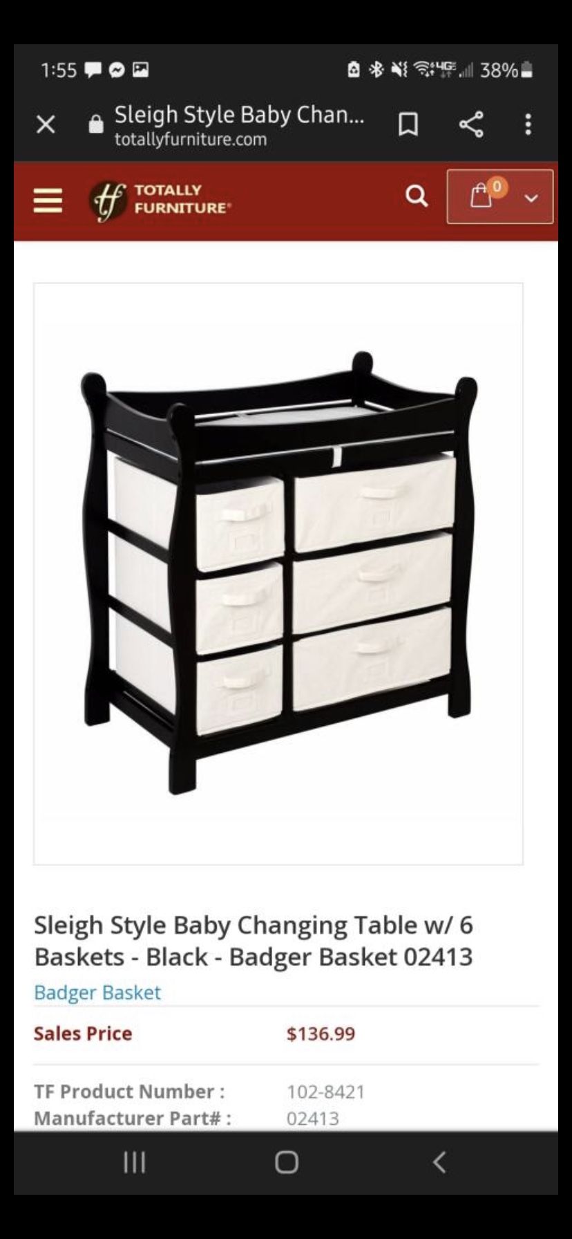 changing table