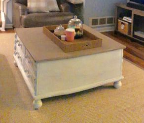 Large wooden table