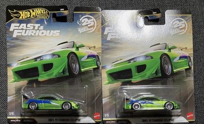 Hot Wheels Fast & Furious 1995 Mitsubishi Eclipse  25th