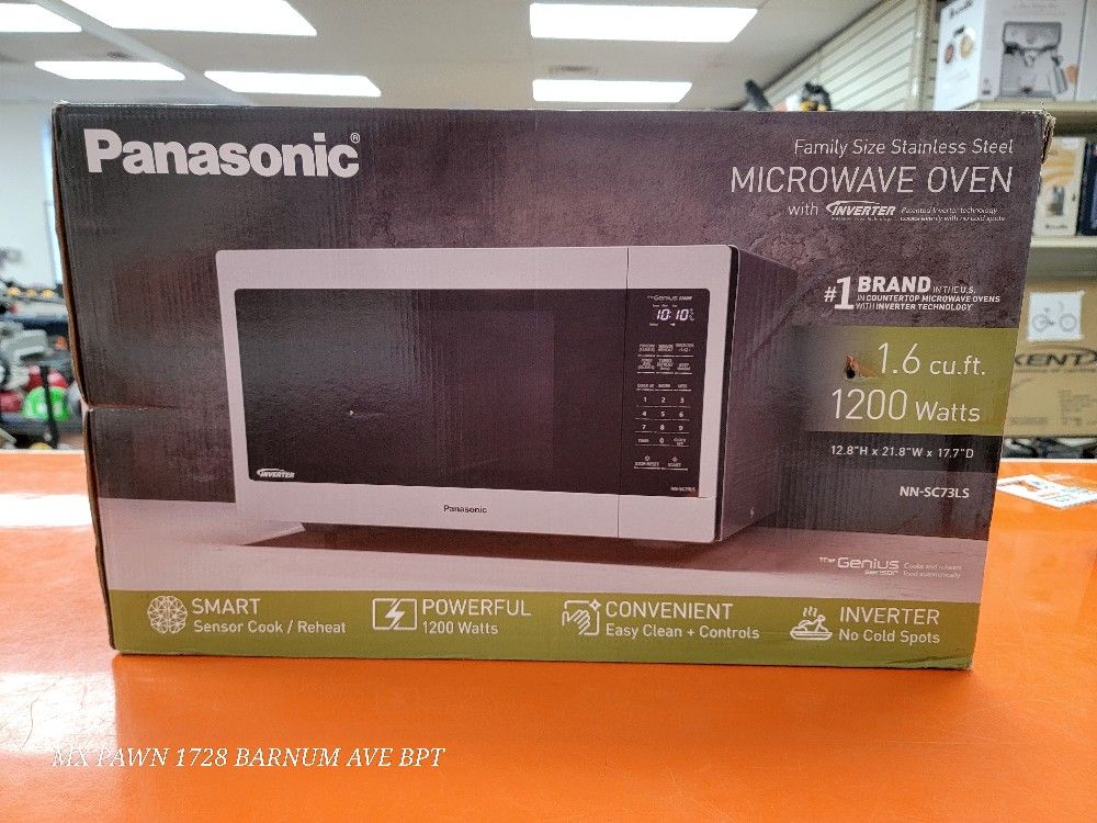 Panasonic NN-SC73LS 1.6 cu.ft Countertop Microwave
