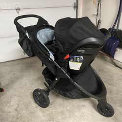 Britax BSafe Car Seat with base and Stroller