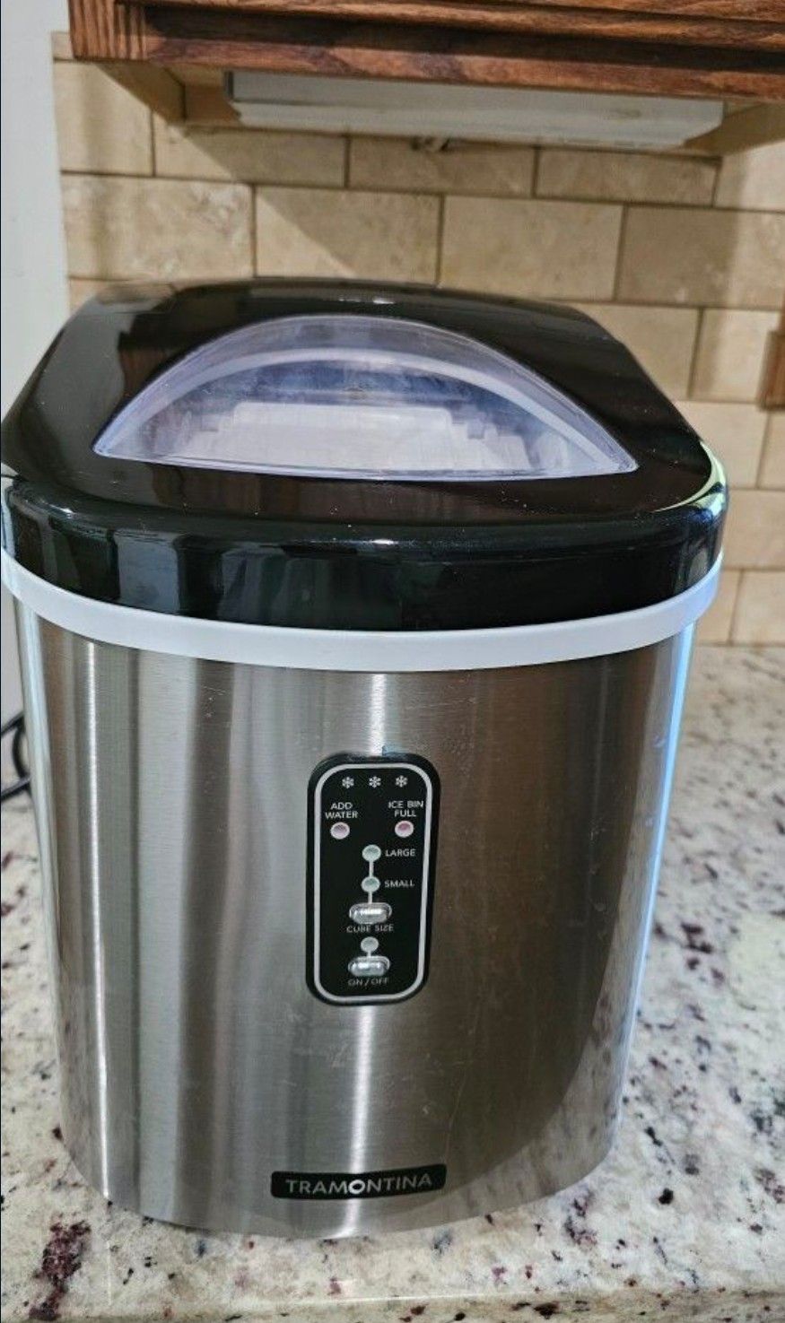 Tramontina Stainless Steel Countertop Ice Maker