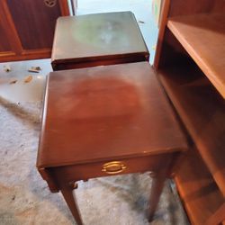Antique end tables 