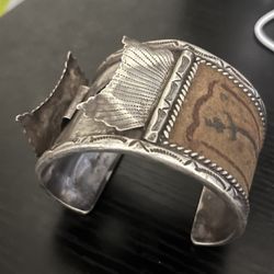Sterling Silver Watch Bangle Bracelet 