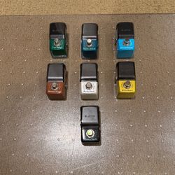 Set Of 7 Joyo Ironman Series Mini Effect Pedals For Guitar