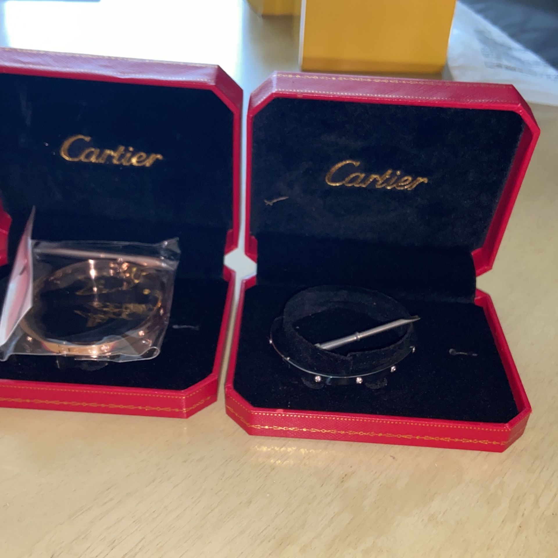 Woman’s Love Cartier Braclets