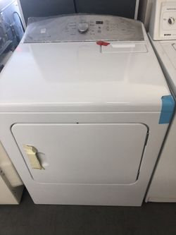 New scratch and dent kenmore dryer. 1 year warranty