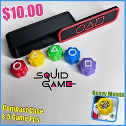 Gonggi Game Set And Case Squid Games Weighted Gonji Gong-gi 공기