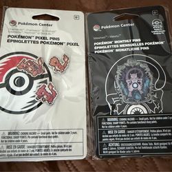 Pokemon Center Pins