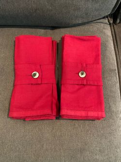 Cloth Napkins, Price for Both 4ct Sets