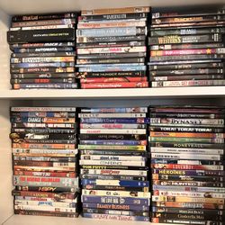 Hundreds of DVDs