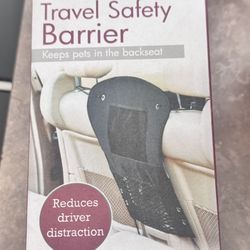 Car Travel Safety Barrier For Pets/kids