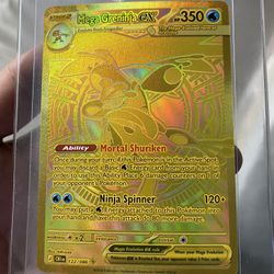 Pokemon Mega Greninja ex - 122/086 - ME04: Chaos Rising 