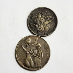 Vintage "Heads I Win"  "Tails You Lose" Coins