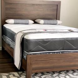 King Size Bed And Mattress Set/Full $299/Queen $349/King $399