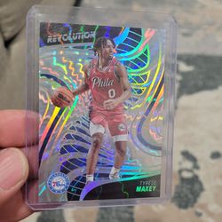 Tyrese Maxey  Revolution Asia  Number 66/75 Basketball Card 