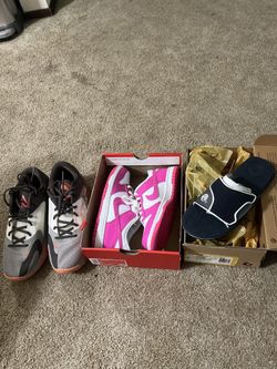 Random Nike Dunks, Slides, Jacket