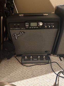 Fender G DEC 30 amp with foot switch