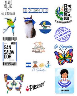 el salvador stickers