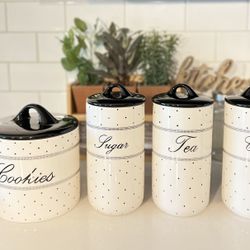 Kitchen Food Storage Ceramic Canisters