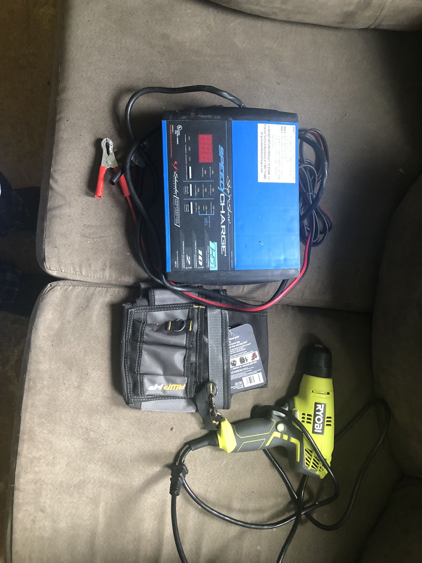 Power Drill And Battery Charger