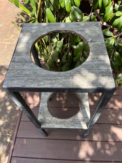 Tall 2 level plant stand