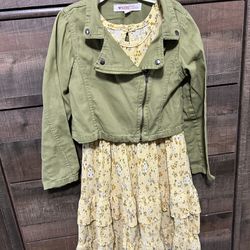 Jacket With Yellow Dress