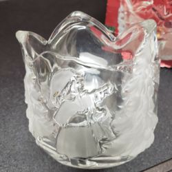 7 Pc Mikasa "Christmas Story" Crystal Set