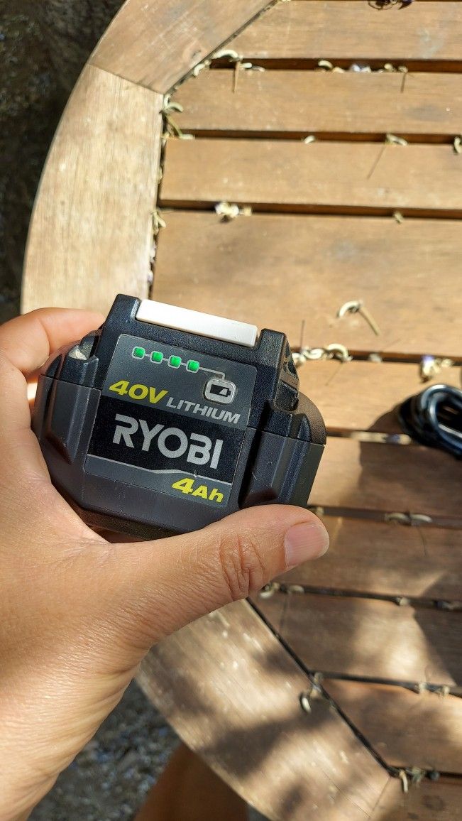 Ryobi Charger And Battery