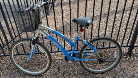 Hybrid Dual suspension Avalon aluminum frame Bicycle 7 speed, 26"tires 17" Frame comfort series