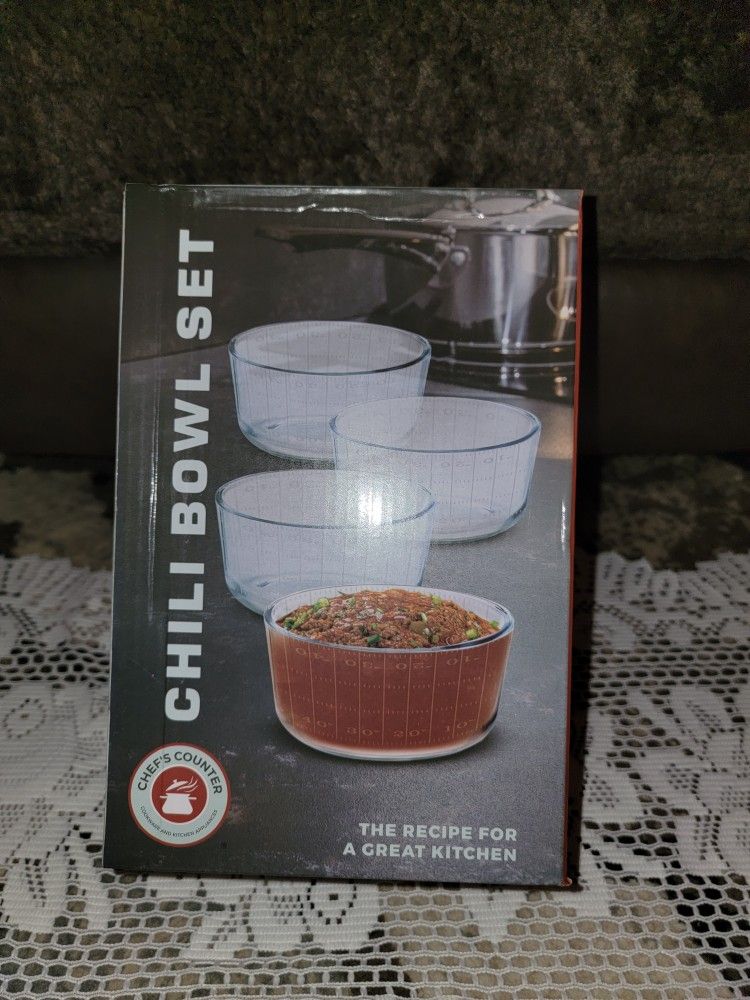 Chef's Counter Chili Bowl Set of 4