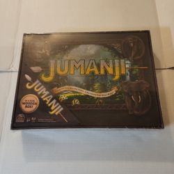 Jumanji Board Game Wooden Box Classic Retro Real Wood Case 