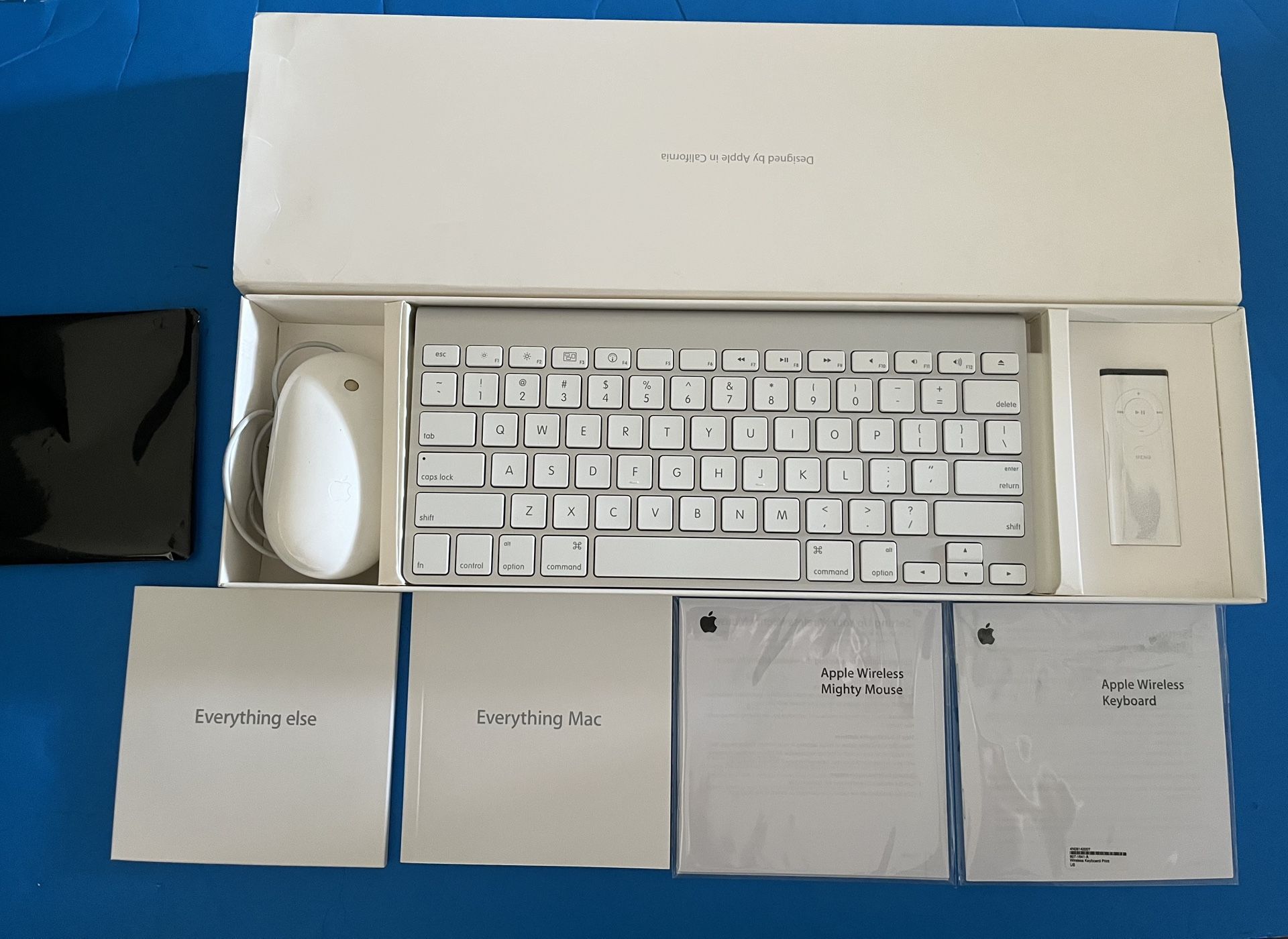 excellent Apple Bundle Set Wireless Keyboard A1255 + Mouse A1152 + Remote A1156