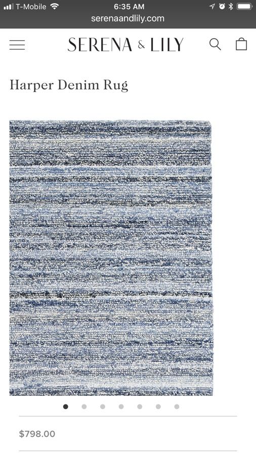 Serena and Lily Harper Denim Rug