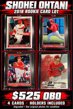 ⚾ Shohei Ohtani 2018 Rookie Card Lot — $525 OBO