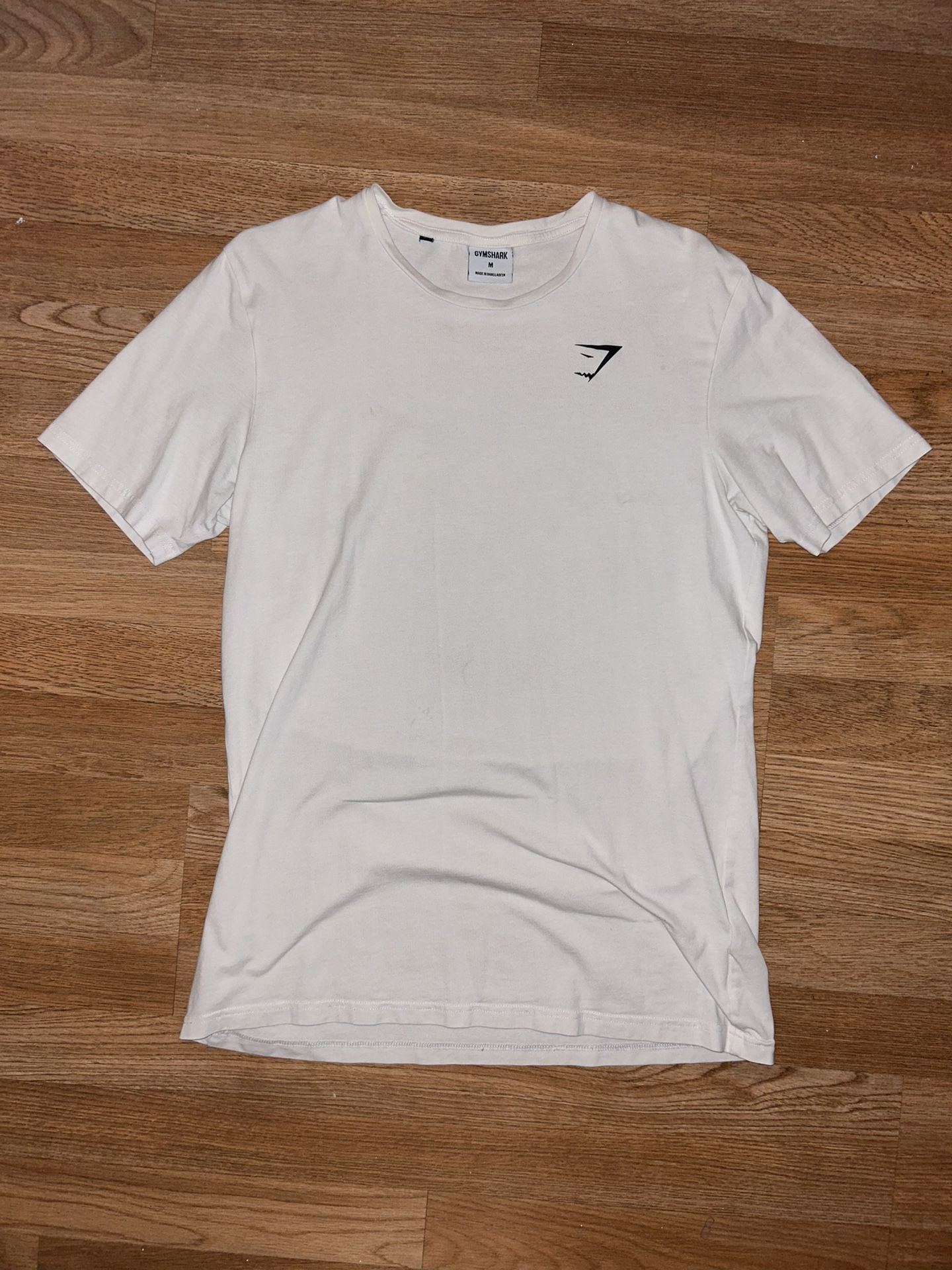 Gym Shark White Tee