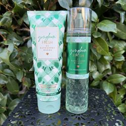 Bath & Body Works Gingham Fresh Body Mist and Body Cream