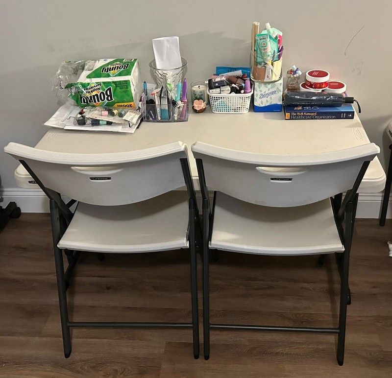 Lifestyle 2 Tables and 2 Chairs In Pic
