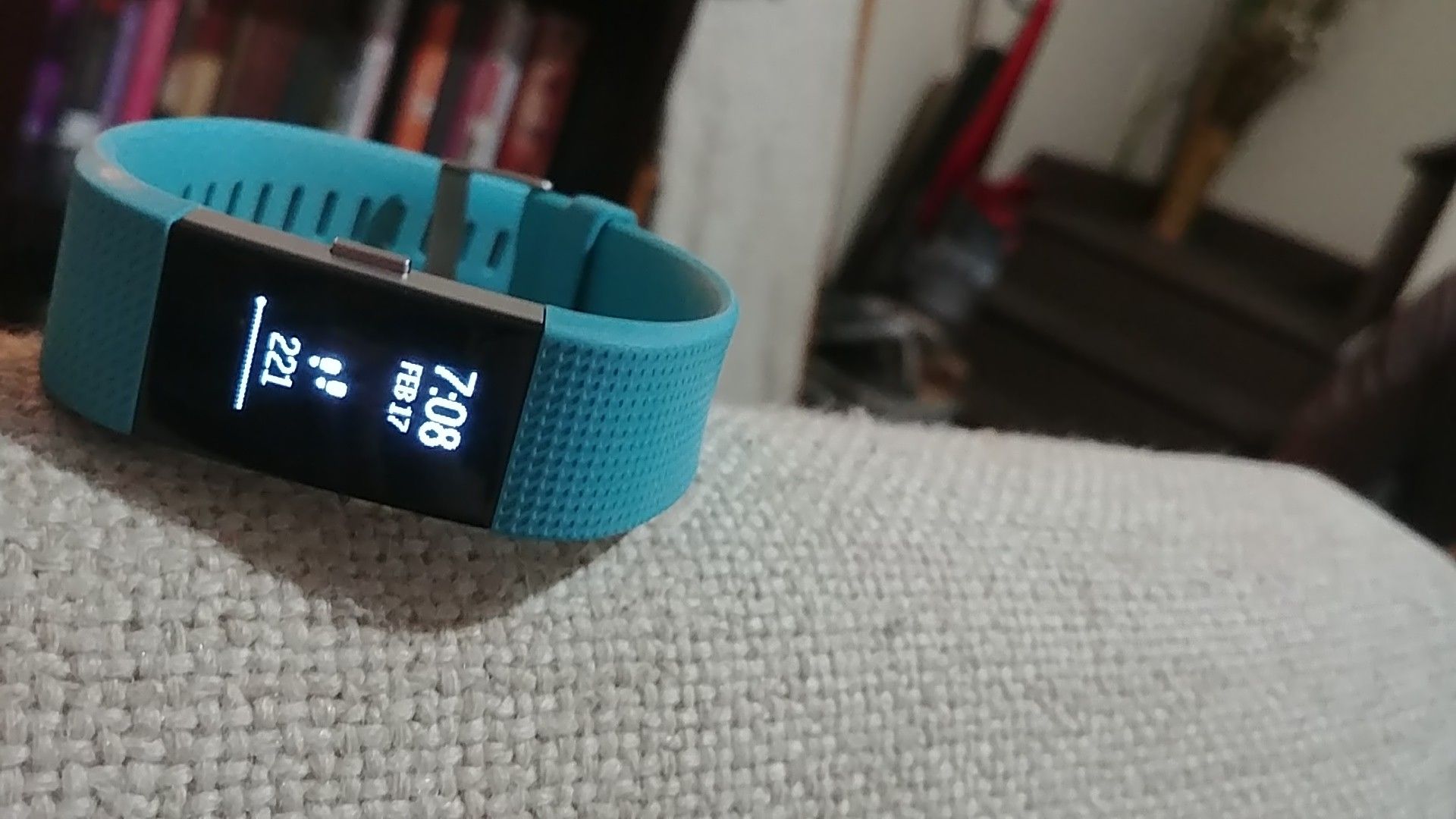 Aqua and black FitBit like new