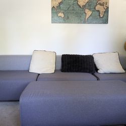 Poppin Block Party Couch Sofa Ottoman 