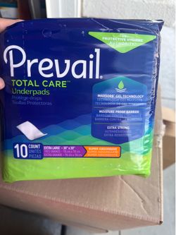 Prevail Total care Underpads