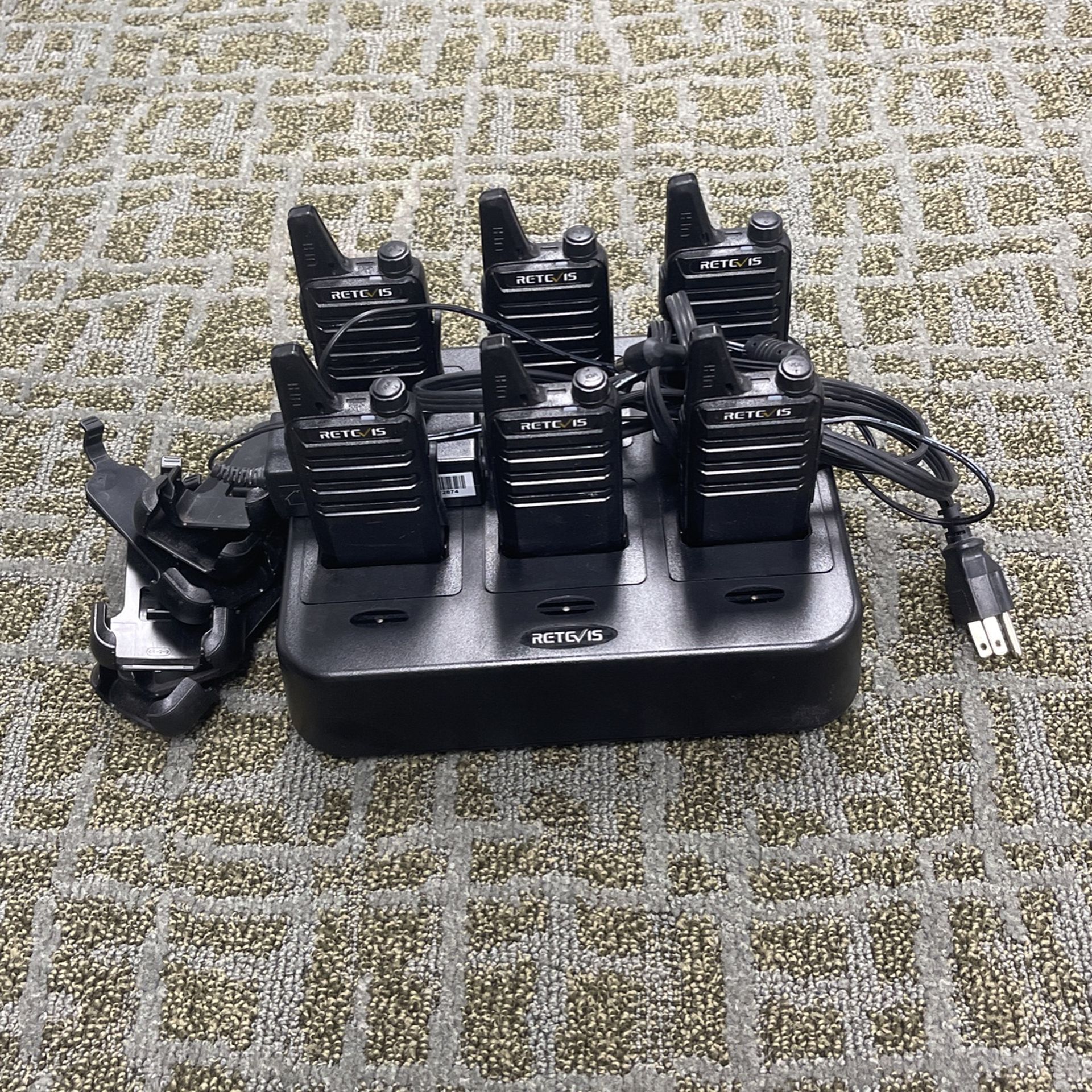 Walkie Talkies Rechargeable Hands Free 2-Way Radios (6-Pack)