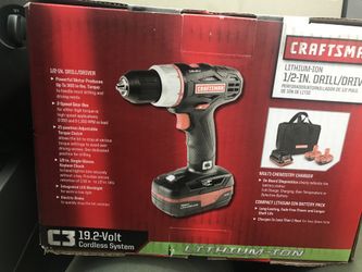 Craftsman 1/2 inch drill/driver kit